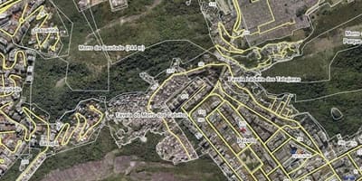 地図favela Ladeira dos Tabajaras