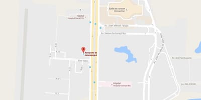 地図Jacarepaguá-ロベルト-Marinho空港