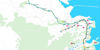 地図métroリオデジャネイロ