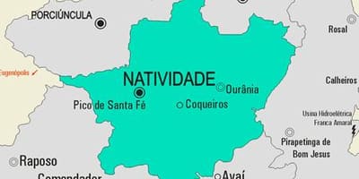 地図Natividade市町村