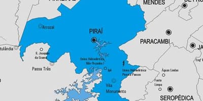 地図Piraí市町村