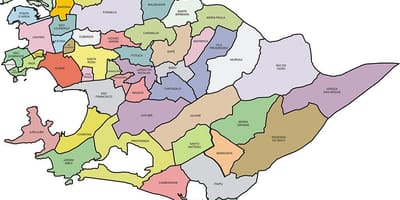 地図Quartiers Niterói