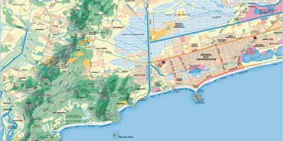 地図のReservaビーチ