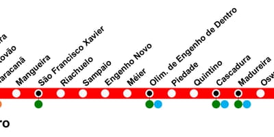 地図SuperVia線Deodoro