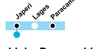 地図SuperVia線Paracambi