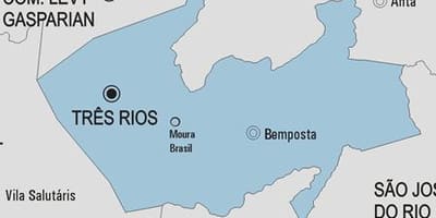 地図Trêsリオスの市区町村