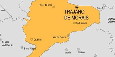 地図TrajanoデMorais市町村